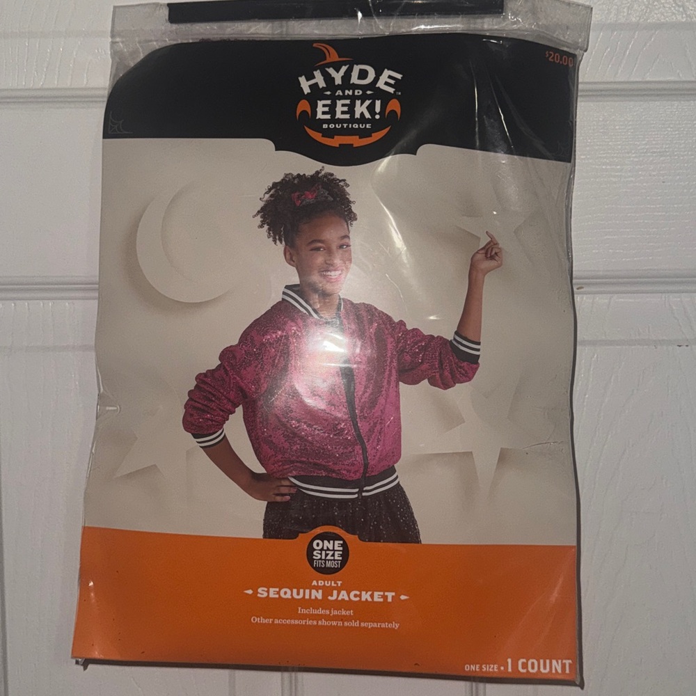 New Hyde and Eek! Pink Sequin Jacket